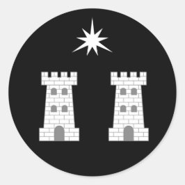 Pegatina Redonda Insignia de la Baronia de Stargate