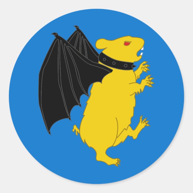 Pegatina Redonda Insignia de la Baronía de Wyewood (Anverso)