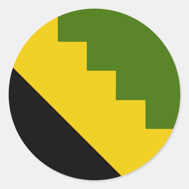 Pegatina Redonda Insignia de las Estepas (Anverso)