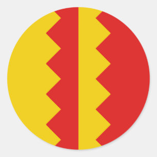 Pegatina Redonda Insignia de población de Bonwicke