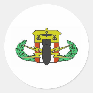 Pegatina Redonda Insignia del HDT