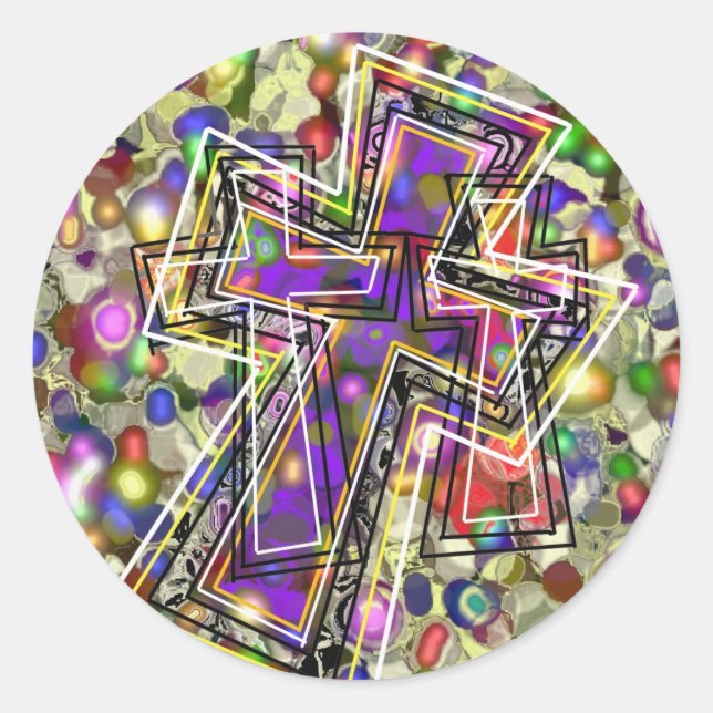 Pegatina Redonda ¡Inspiración! (Anverso)