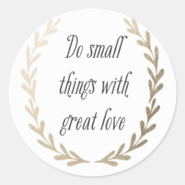 Pegatina Redonda Inspirador