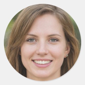 Pegatina Redonda Inspirar el cambio