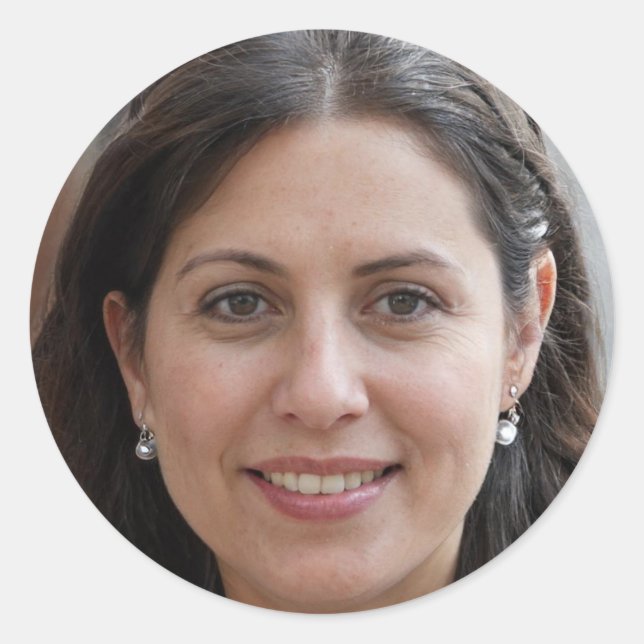 Pegatina Redonda Inspirar el cambio (Anverso)
