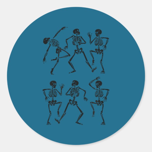 Pegatina Redonda Insrational Dry Bones Rattling Christian Motivatio (Anverso)