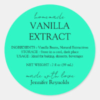 Instrucciones de extracto de vainilla casero neon 