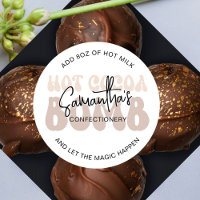 Instrucciones para la bomba de cacao en caliente