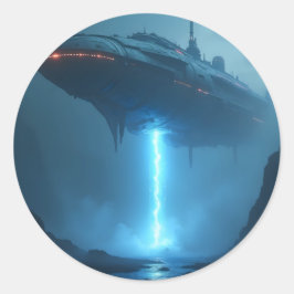 Pegatina Redonda Into the Void - 