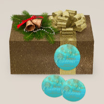 Invierno Verde azulado brillante Wonderland Feliz 