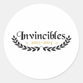 Pegatina Redonda Invincibles Arsenal