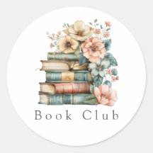 Invitación a Club de Libros Florales