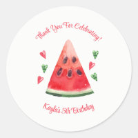 Invitaciones de cumpleaños a la sandía