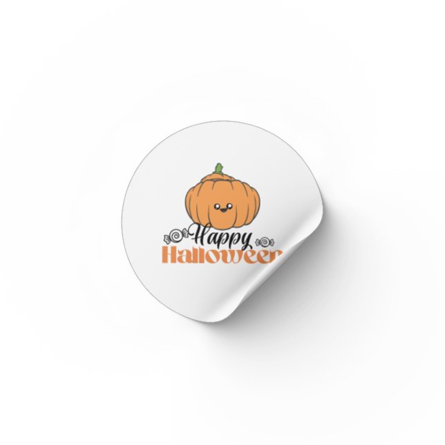 Pegatina Redonda Invitaciones para fiestas de halloween de truco o  (Subido por el creador)