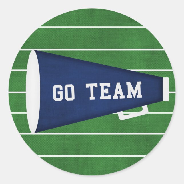 Pegatina Redonda Ir al equipo (Anverso)
