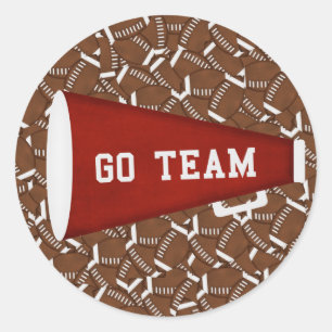 Pegatina Redonda Ir al equipo