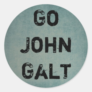 PEGATINA REDONDA IR JOHN GALT