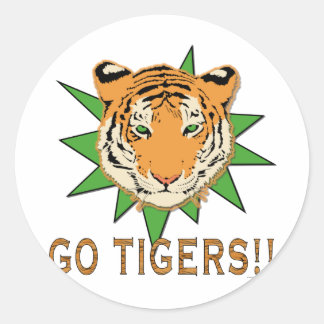 Pegatina Redonda Ir Tigres