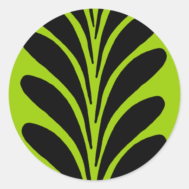 Pegatina Redonda Ir Verde (Anverso)