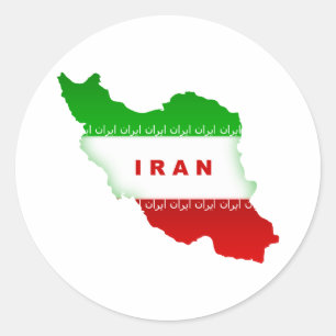Pegatina Redonda Irán