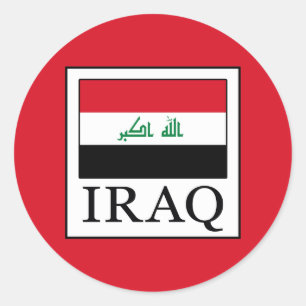 Pegatina Redonda Iraq