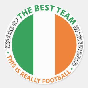Pegatina Redonda Ireland Irlanda Art Shield