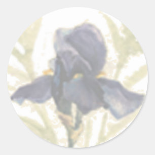 Pegatina Redonda Iris
