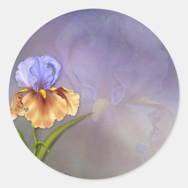 Pegatina Redonda Iris Dream (Anverso)