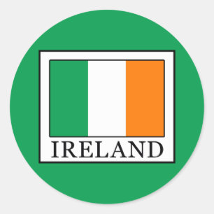 Pegatina Redonda Irlanda