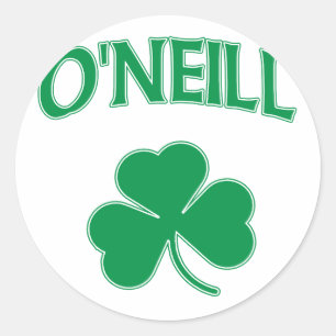 Pegatina Redonda Irlandés de O'Neill