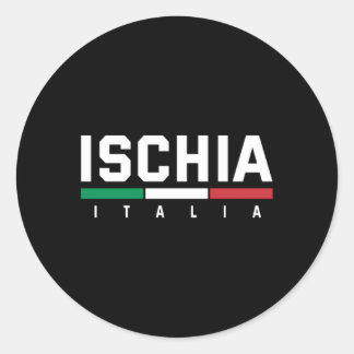 Pegatina Redonda Ischia Italia Italia Italia Italia Italia