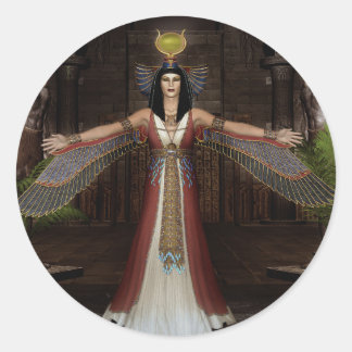 Pegatina Redonda Isis