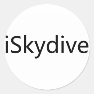 Pegatina Redonda iSkydive