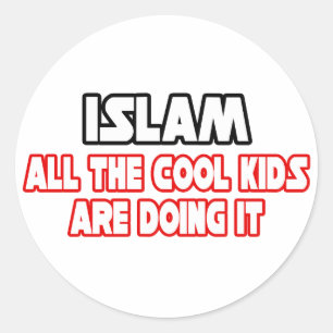 Pegatina Redonda Islam... Niños de Guay