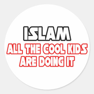 Pegatina Redonda Islam... Niños de Guay