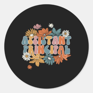 Pegatina Redonda Istant Principal Hola Otoño Acción de Gracias de O