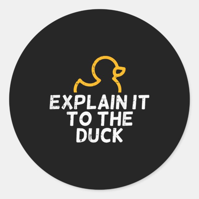 Pegatina Redonda It Coder Programmer Tech Developer Shirts Men Prog (Anverso)