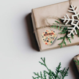 Pegatina Redonda It’s All About Jesus – Christmas Sticker #10