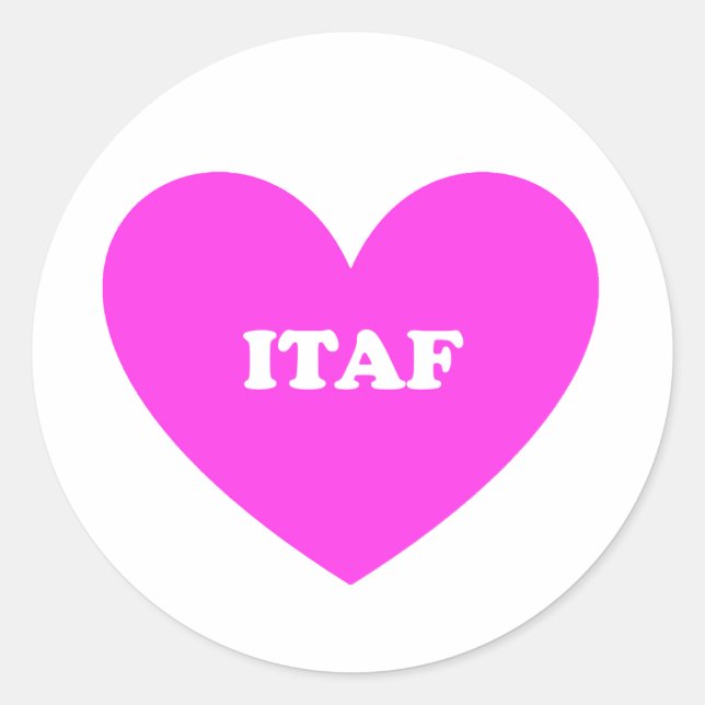 Pegatina Redonda Itaf (Anverso)