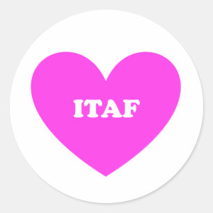 Pegatina Redonda Itaf