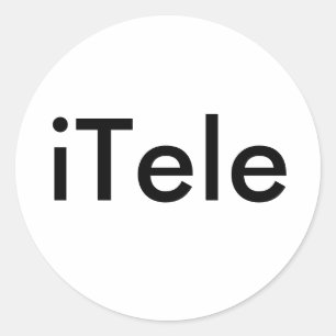 Pegatina Redonda iTele