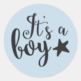 Pegatina Redonda It's a boy