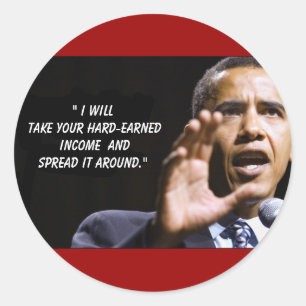Pegatina Redonda Iwilltakeyourhardearnedmoneyandspreaditaround,…