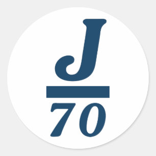 PEGATINA REDONDA J/70