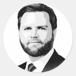 PEGATINA REDONDA J.D. VANCE