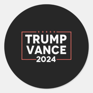 Pegatina Redonda J D Vance 2024