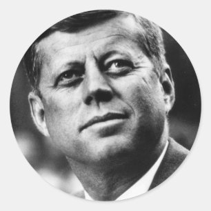 PEGATINA REDONDA J.F.K.
