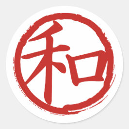 Pegatina Redonda J-Peace