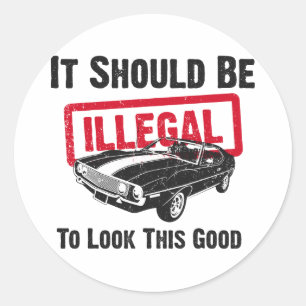 Pegatina Redonda Jabalina 1971 de AMC