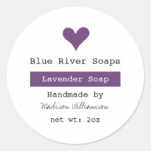 Jabón de Lavanda Hecho a Mano